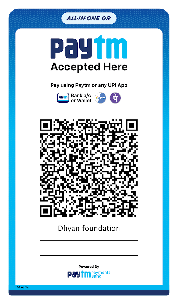 Donate | Dhyan Foundation