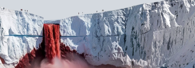 Blood Falls in Antarctica: A crimson Glacier 