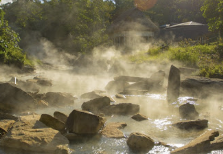 THE RIVER THAT BOILS WITHOUT FIRE